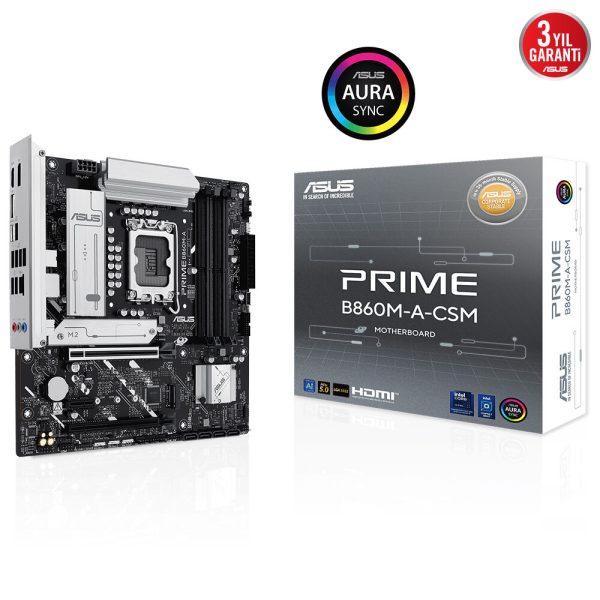 Asus Prime B860m A Csm 8666mhz Oc Ddr5 Soket Lga1851 M 2 Hdmi Dp Matx Anakart 9