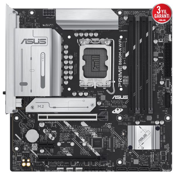 Asus Prime B860m A Wifi 8666mhz Oc Ddr5 Soket Lga1851 M 2 Hdmi Dp Matx Anakart 2