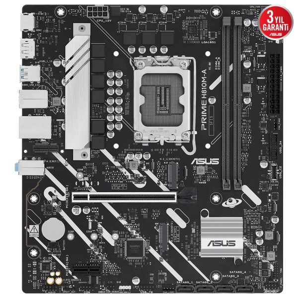 Asus Prime H810m A Csm 6400mhz Oc Ddr5 Soket Lga1851 M 2 Hdmi Dp Matx Anakart 2