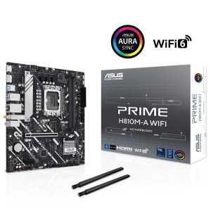Asus Prime H810m A Wifi 6400mhz Ddr5 Soket Lga1851 M 2 Hdmi Dp Matx Anakart 1