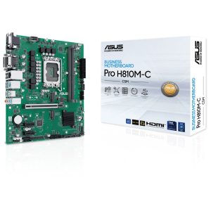 Asus Pro H810m C Csm 6400mhz Oc Ddr5 Soket Lga1851 M 2 Hdmi Dp Vga Matx Anakart 1