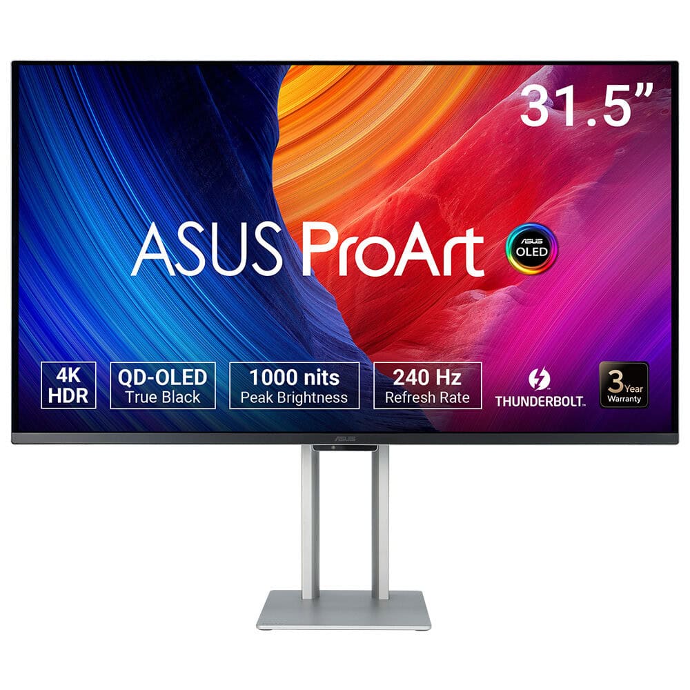 Asus Proart Oled Pa32ucdm 31 5 Inc 240hz 0 1ms 4k Uhd Adaptive Sync Qd Oled Pivot Monitor 1