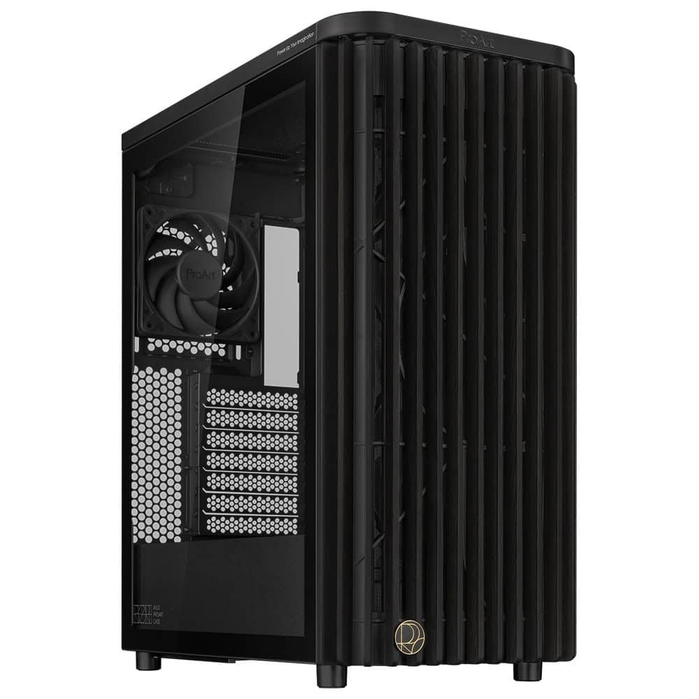 Asus Proart Pa401 Wood Edition Temperli Cam Siyah Usb 3 2 Mid Tower Atx Gaming Kasa F1