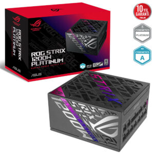 Yüksek çözünürlüklü ROG STRIX 1200W PLATİNUM Oyun Güç Kaynağı, ASUS kalitesi ve dayanıklılığı ile profesyonel oyun performansı sağlar.
