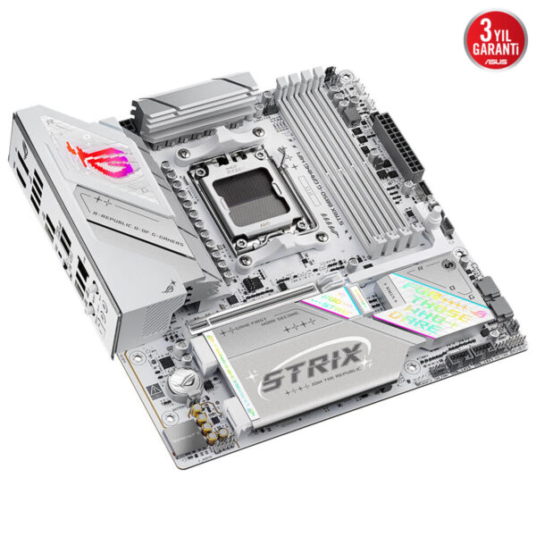 Asus Rog Strix B850 G Gaming Wifi 8000mhz Oc Ddr5 Soket Am5 M 2 Hdmi Dp Matx Anakart 12