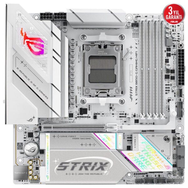Asus Rog Strix B850 G Gaming Wifi 8000mhz Oc Ddr5 Soket Am5 M 2 Hdmi Dp Matx Anakart 3