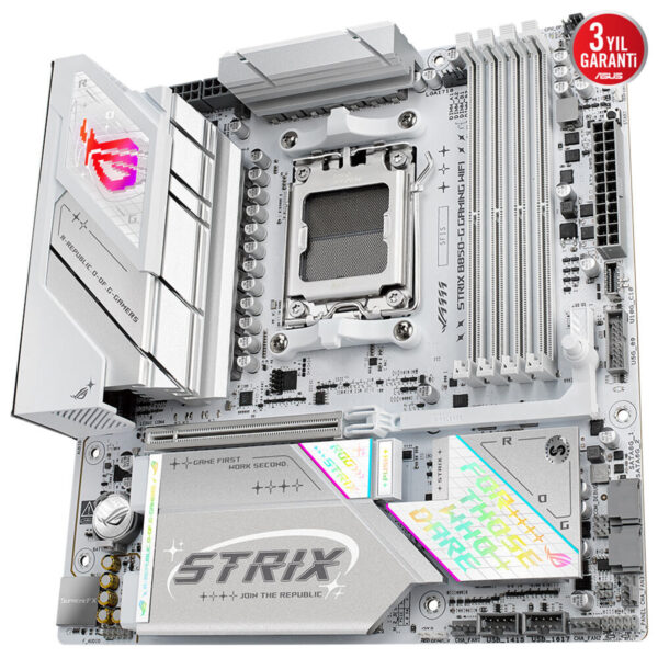 Asus Rog Strix B850 G Gaming Wifi 8000mhz Oc Ddr5 Soket Am5 M 2 Hdmi Dp Matx Anakart 6