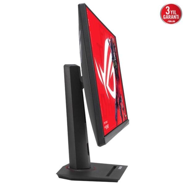 Yüksek performanslı oyun monitörü, ASUS marka, 27 inç 144Hz ve 1ms tepkime süresi, oyun oynamak ve profesyonel kullanımlar için ideal, ergonomik tasarım, 3 yıl garanti.