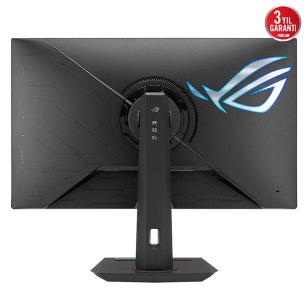 Yüksek performanslı ASUS ROG dizüstü oyun monitörü arka görünüm, hafif tasarım ve yeni nesil ekran teknolojisi, oyun severlere üstün deneyim sunar.