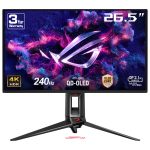 Asus Rog Swift Oled Pg27ucdm 26 5 Inc 240hz 0 03ms 4k Uhd Adaptive Sync Qd Oled Pivot Gaming Monitor 1