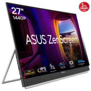 Asus Zenscreen Mb27acf 27 Inc 100hz 5ms 2k Qhd Adaptive Sync Ips Tasinabilir Monitor 2