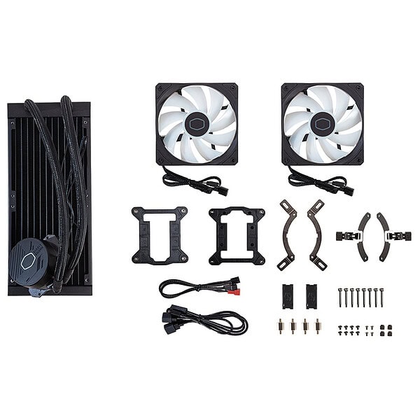 Cooler Master Masterliquid Core 240l Argb Spectrum 240mm Islemci Sivi Sogutucu Mlw D24m A18ps R1 5