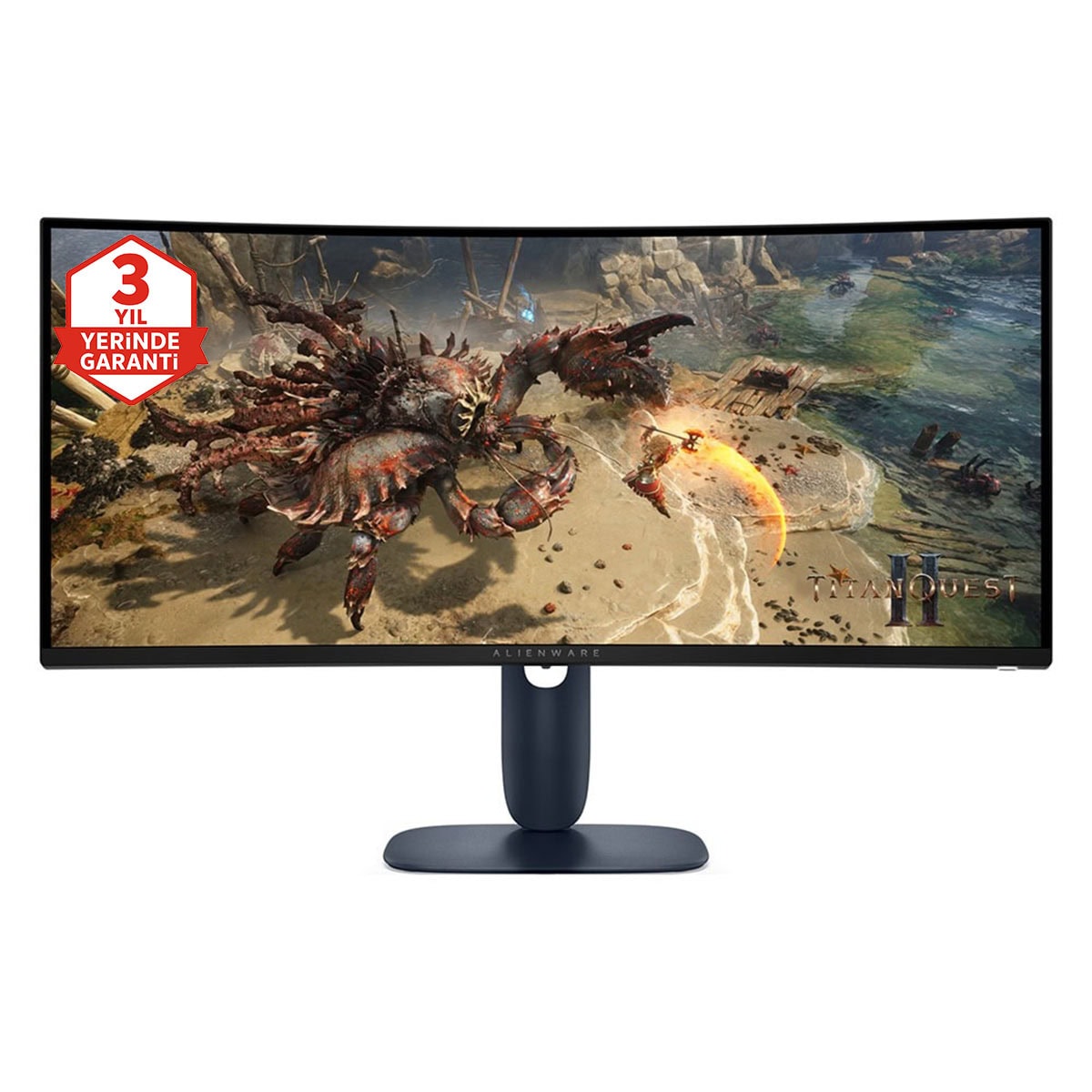 Dell Alienware Aw3425dwm 34 Inç 180hz 1ms Wqhd Adaptive Sync Qd Oled Kavisli Pivot Gaming Monitör 3 Yıl Yerinde Servis Garantisi 1