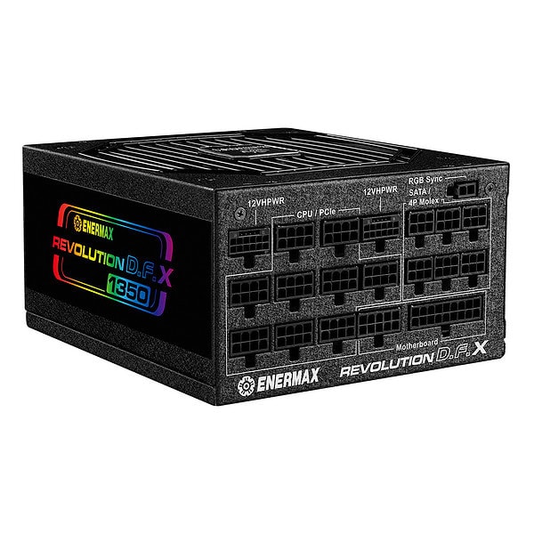 Enermax Revolution D F X 1350w 80 Gold Full Moduler 140mm Fanli Argb Guc Kaynagi Ert1350ewt 2 Yil Birebir Degisim Garantili 4