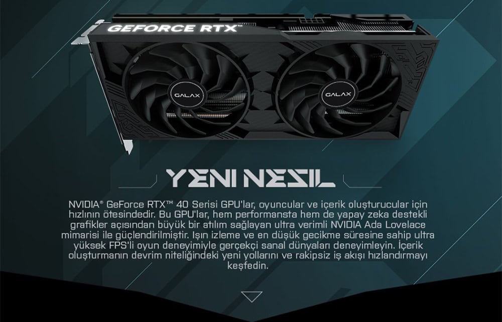 Galax Geforce Rtx 4070 1 Click Oc 2x V2 Ekran Kartı H2