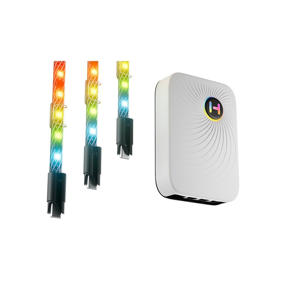 Hyte Ls10 Qrgb 330mm Led Serit 3lu Paket Np50 Kontrolcu Acc Hyte Ls10 B 3np Y1