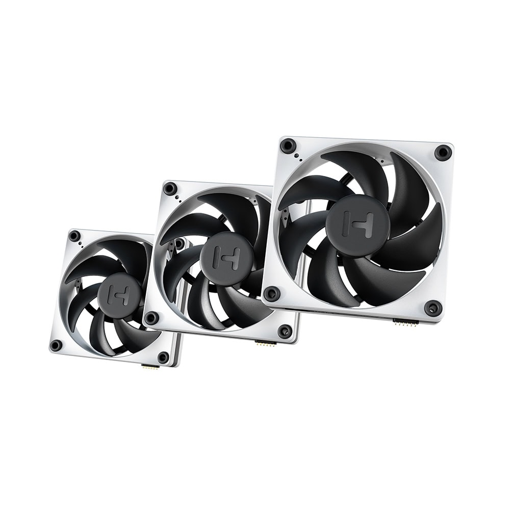 Hyte Thicc Fp12 120mm 3lu Kasa Fani Fan Hyte Fp12 Bw 3 1