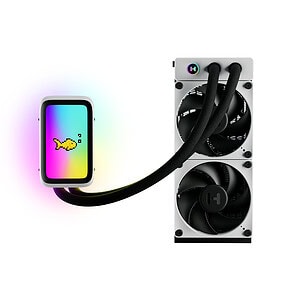 Hyte Thicc Q60 Qrgb Lcd 240mm Intel Amd Uyumlu Islemci Sivi Sogutucu Fan Hyte Q60 Bw 1