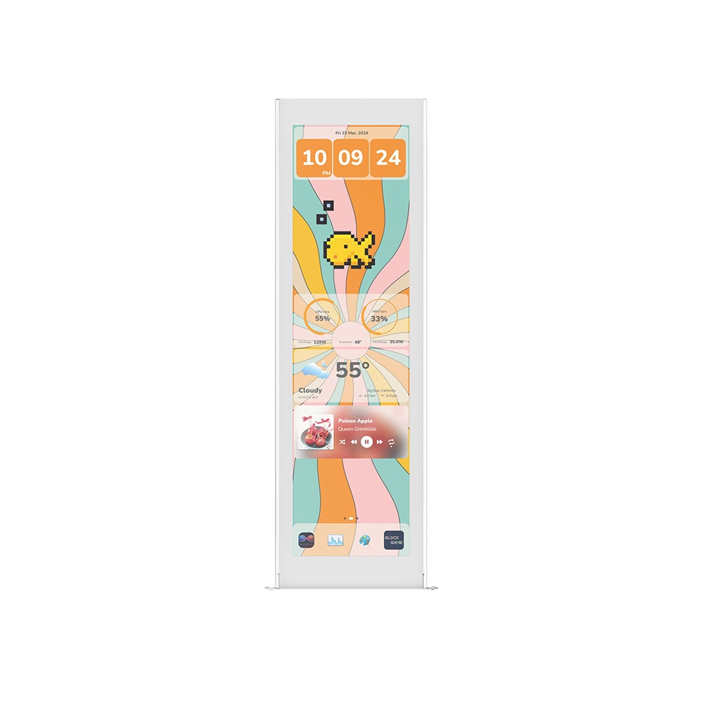 Hyte Y70 14 9 Inc Dokunmatik Infinite Display Lcd Beyaz Upgrade Kiti Acc Hyte Lk Y70ti Ww 1