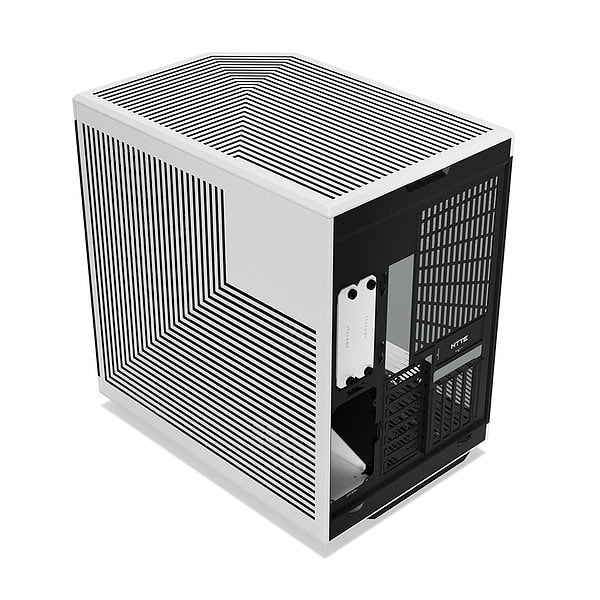 Hyte Y70 Panda Temperli Cam Usb 3 2 E Atx Dual Chamber Mid Tower Gaming Kasa Cs Hyte Y70 Bw 5