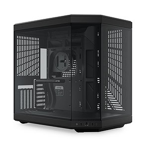 Hyte Y70 Pitch Black Temperli Cam Usb 3 2 E Atx Dual Chamber Mid Tower Gaming Kasa Cs Hyte Y70 B 1