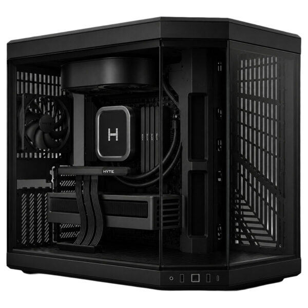 Hyte Y70 Pitch Black Temperli Cam Usb 3 2 E Atx Dual Chamber Mid Tower Gaming Kasa Cs Hyte Y70 B 2 Yil Birebir Degisim Garantili T2