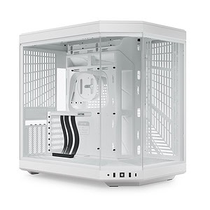 Hyte Y70 Snow White Temperli Cam Usb 3 2 E Atx Dual Chamber Mid Tower Gaming Kasa Cs Hyte Y70 Ww 1