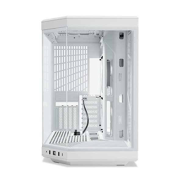 Hyte Y70 Snow White Temperli Cam Usb 3 2 E Atx Dual Chamber Mid Tower Gaming Kasa Cs Hyte Y70 Ww 2