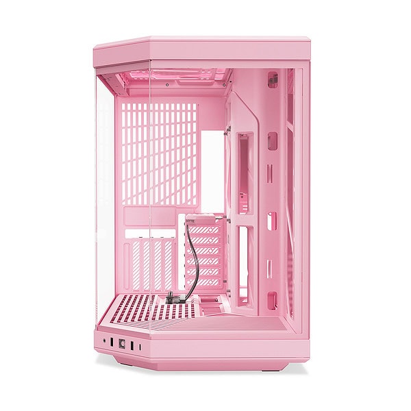 Hyte Y70 Strawberry Milk Temperli Cam Usb 3 2 E Atx Dual Chamber Mid Tower Gaming Kasa Cs Hyte Y70 Sm 2