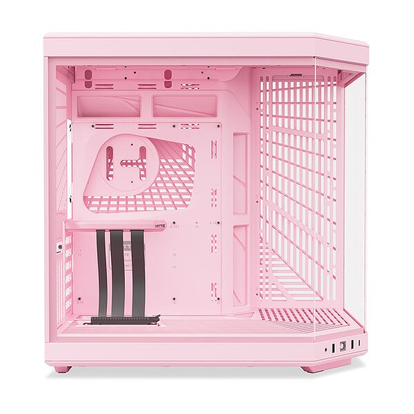 Hyte Y70 Strawberry Milk Temperli Cam Usb 3 2 E Atx Dual Chamber Mid Tower Gaming Kasa Cs Hyte Y70 Sm 3