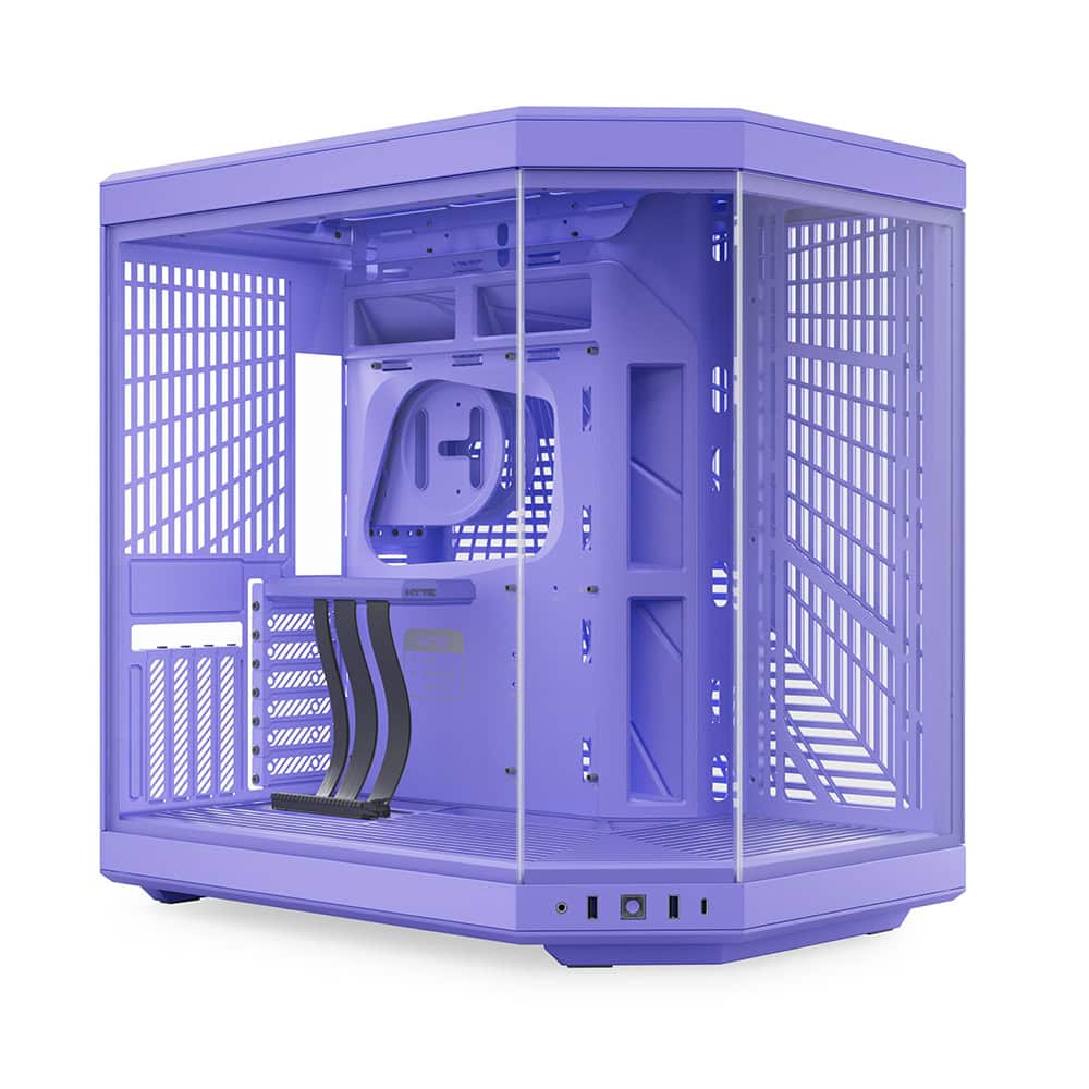 Hyte Y70 Taro Milk Temperli Cam Usb 3 2 E Atx Dual Chamber Mid Tower Gaming Kasa Cs Hyte Y70 Tm 1