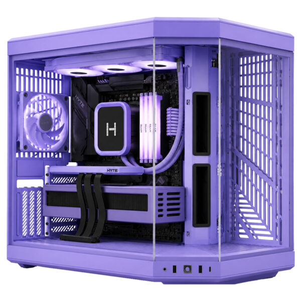 Hyte Y70 Taro Milk Temperli Cam Usb 3 2 E Atx Dual Chamber Mid Tower Gaming Kasa Cs Hyte Y70 Tm 2 Yil Birebir Degisim Garantili T2