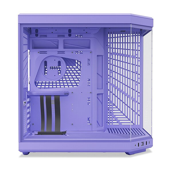 Hyte Y70 Taro Milk Temperli Cam Usb 3 2 E Atx Dual Chamber Mid Tower Gaming Kasa Cs Hyte Y70 Tm 3