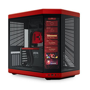 Hyte Y70 Touch Black Cherry Temperli Cam Usb 3 2 E Atx Dual Chamber Mid Tower Dokunmatik Ekranli Gaming Kasa Cs Hyte Y70ti Rb 1