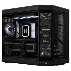 Hyte Y70 Touch Pitch Black Temperli Cam Usb 3 2 E Atx Dual Chamber Mid Tower Dokunmatik Ekranli Gaming Kasa Cs Hyte Y70tti Bb 2 Yil Birebir Degisim Garantili T2