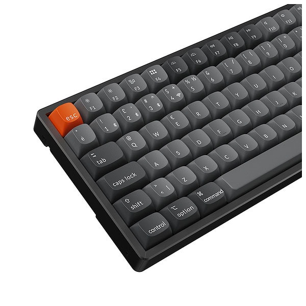 Keychron K2 Max U Red Switch Kablosuz Turkce Mekanik Karbon Siyah Gaming Klavye 4