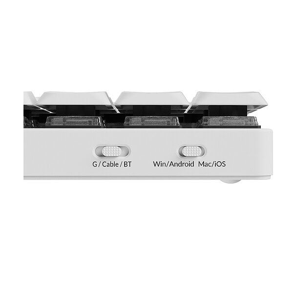 Keychron K3 Max U Rgb Red Switch Kablosuz Turkce Mekanik Beyaz Gaming Klavye 5