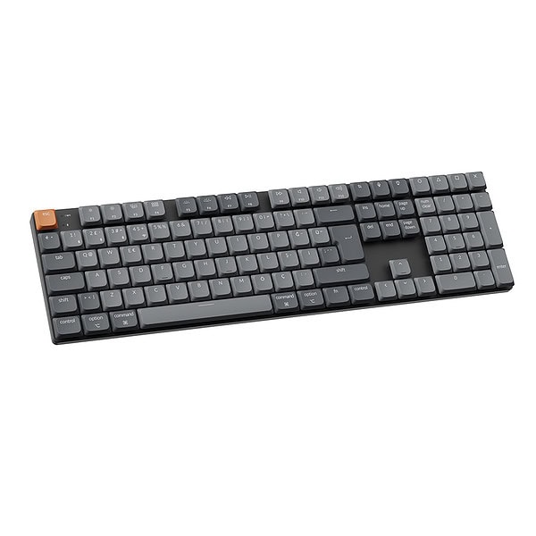 Keychron K5 Max 0 Rgb Red Switch Kablosuz Turkce Mekanik Karbon Siyah Gaming Klavye 3