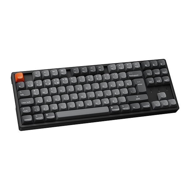 Keychron K8 Max Tkl Rgb Red Switch Kablosuz Turkce Mekanik Karbon Siyah Gaming Klavye 3