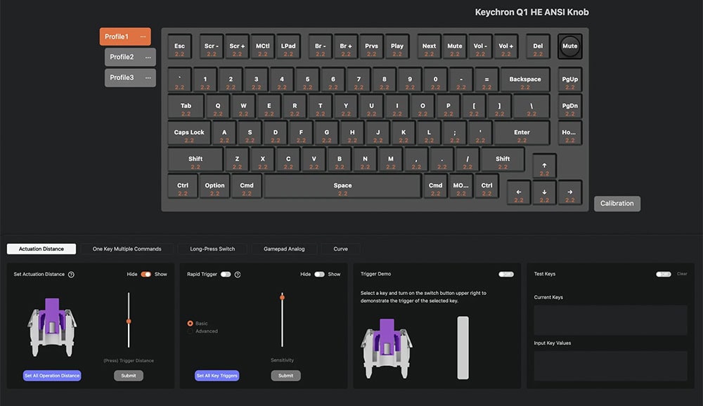 Keychron Q1 Hall Effect Rgb Nebula Switch Klavye H3