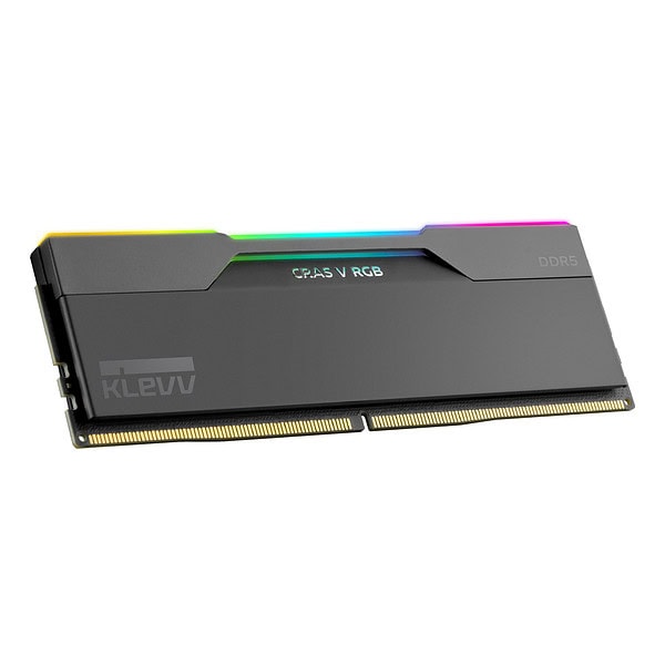 Klevv Cras V Rgb 32gb 2x16gb 6000mhz Cl30 Intel Xmp 3 0 Amd Expo Ddr5 Obsidian Black Ram Kd5agua80 60a300g 2