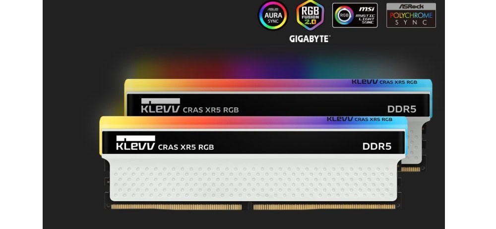 Klevv Cras Xr5 Rgb 32gb (2x16gb) 6000mhz Cl32 Ram Fh8