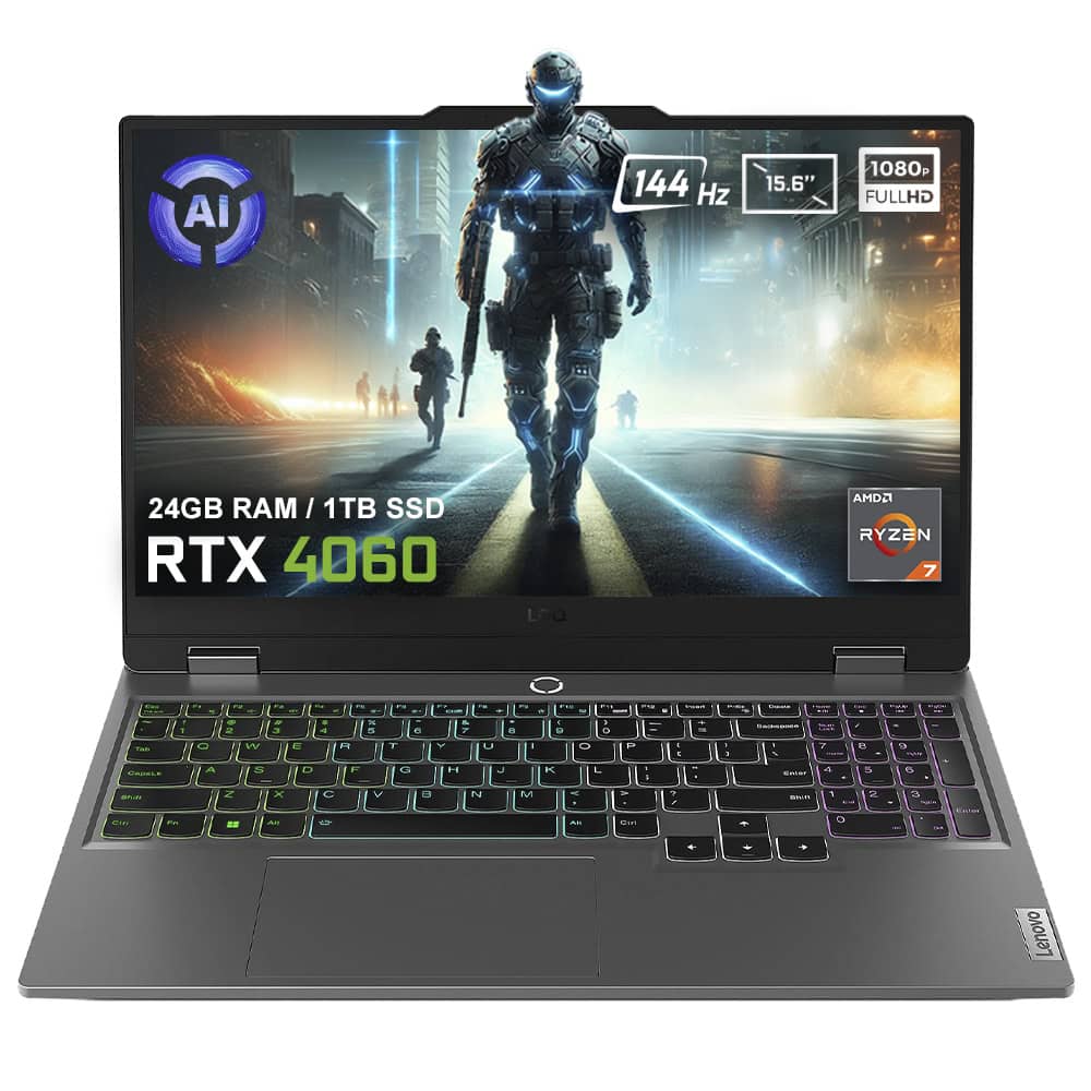 Lenovo Loq 15ahp9 83dx00b1trv3 Amd Ryzen 7 8845hs 24gb Ddr5 1tb Ssd Rtx4060 8gb 15 6 Inc 144hz Full Hd Freedos Gaming Laptop Yapay Zeka Destekli 1