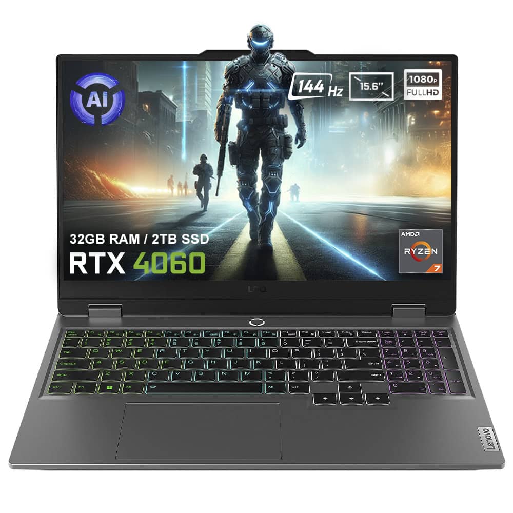 Lenovo Loq 15ahp9 83dx00b1trv4 Amd Ryzen 7 8845hs 32gb Ddr5 2tb Ssd Rtx4060 8gb 15 6 Inc 144hz Full Hd Freedos Gaming Laptop Yapay Zeka Destekli 1