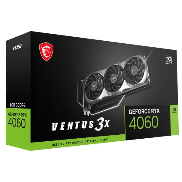 Msi Geforce Rtx 4060 Ventus 3x 8g Oc 8gb Gddr6 128 Bit Dlss 3 Ekran Karti Y8