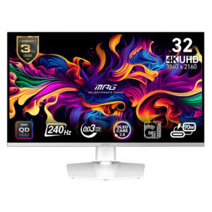 Yüksek çözünürlüklü MSI oyuncu monitörü, canlı renkler ve geniş görüş açılarıyla 4K UHD 3840 x 2160 ekran, OLED teknolojisi ve yüksek yenileme hızıyla profesyonel grafik performansı sağlar.