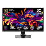 Msi Mpg 322urx Qd Oled 31.5 Inç 240hz 0.03ms 4k Uhd Adaptive Sync Qd Oled Pivot Gaming Monitör 1