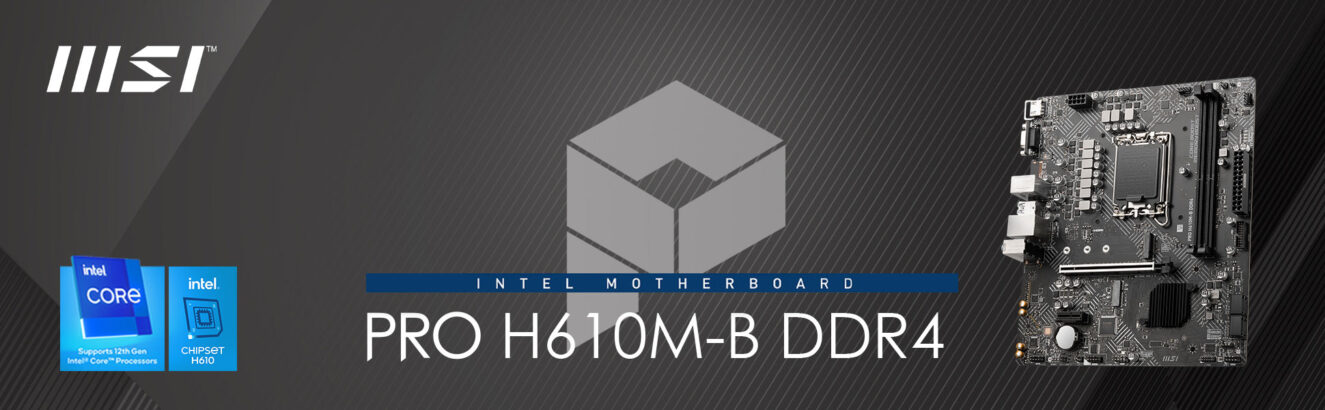 MSI PRO H610M-B DDR4 Anakart h1