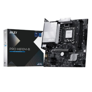 Msi Pro H810m B 6400mhz (oc) Ddr5 Lga1851 M.2 Hdmi Dp Matx Anakart 1