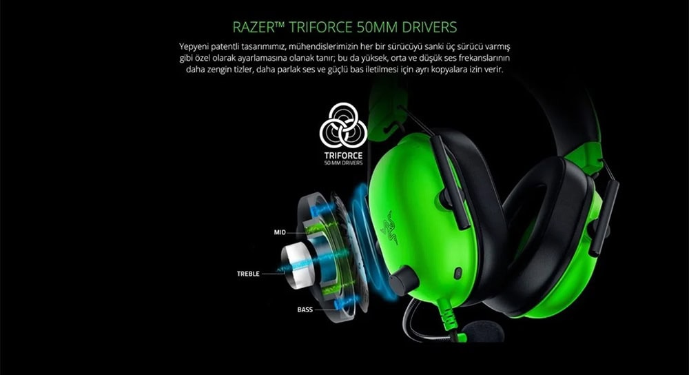 Razer Blackshark V2 X Kulaklık H2